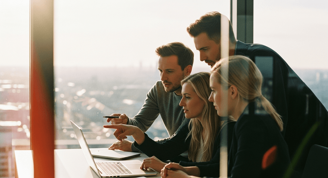 Team arbeitet zusammen