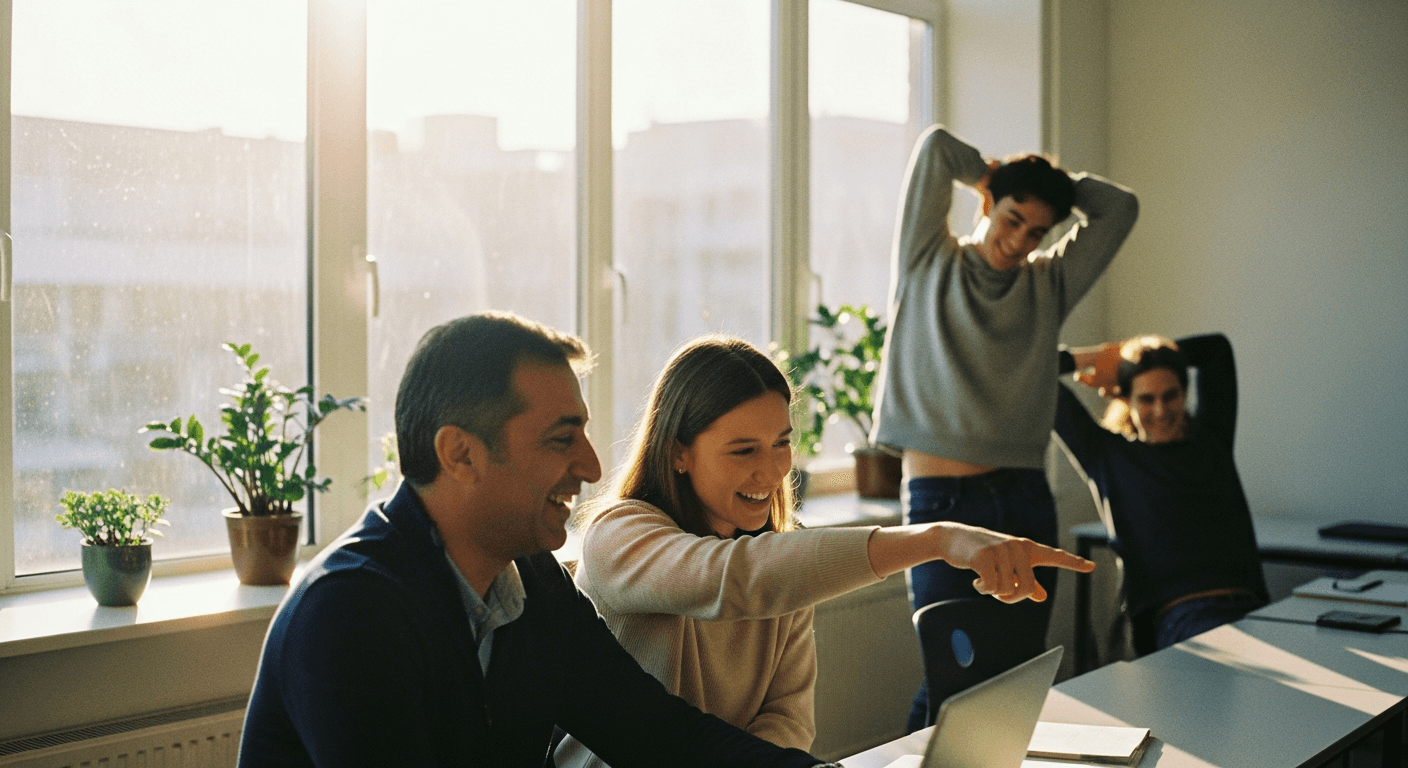 Teilnehmer bei der IT-Weiterbildung in München